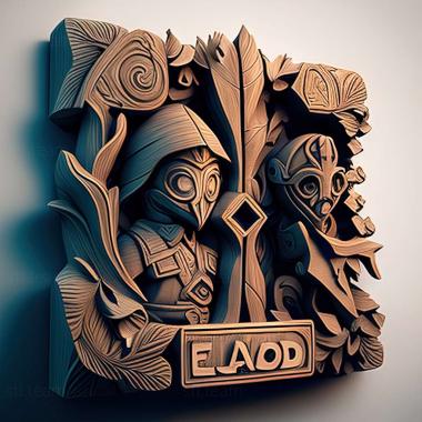 3D model Evoland 2 game (STL)